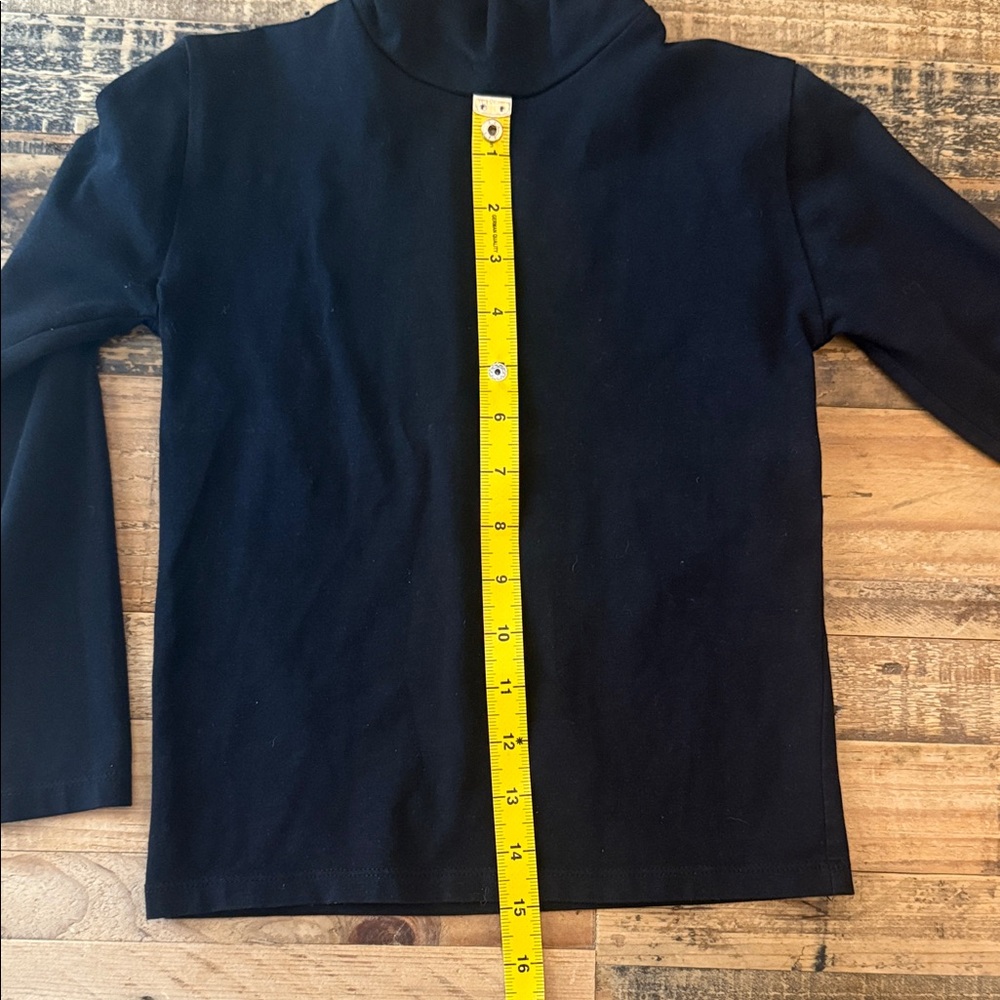 MOI Black Long Sleeve Turtleneck size 5/6 Girl or Boy - Picture 5 of 9